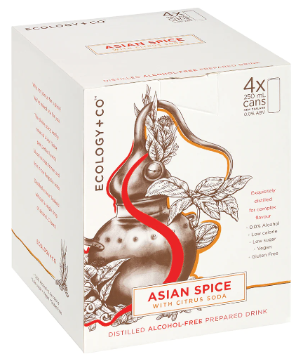 Ecology + Co Asian Spiced with Citrus Soda 4pk