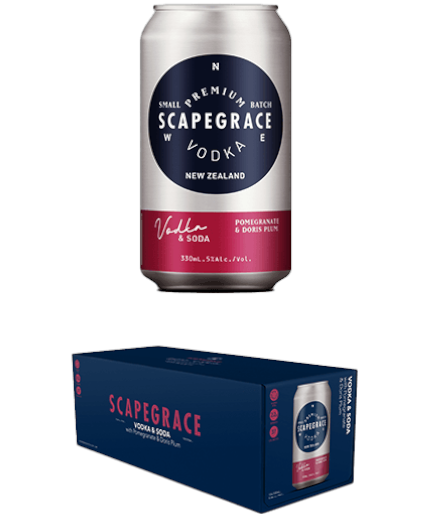 Scapegrace Vodka Pomegranate & Plum RTD 10pk