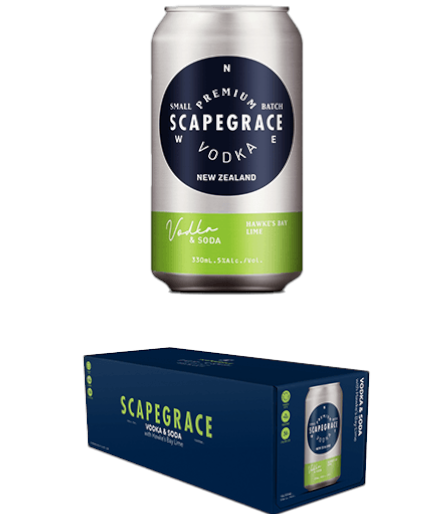 Scapegrace Vodka Soda Lime RTD 10pk