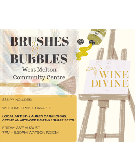 Brushes & Bubbles West Melton Event