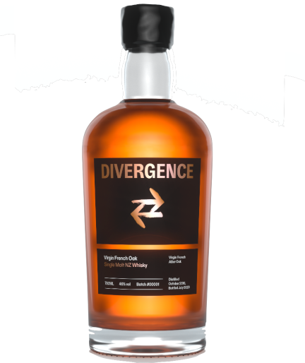 DIVERGENCE Single Malt NZ Whisky – Virgin French Oak